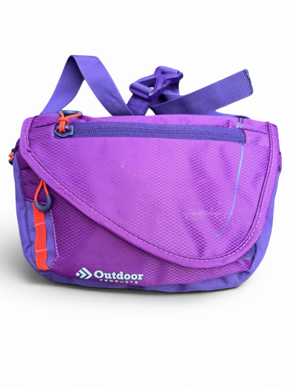 Outdoor Products Purple Ripstop Waist Pack Fanny Pack Hiking Travel Belt Bag